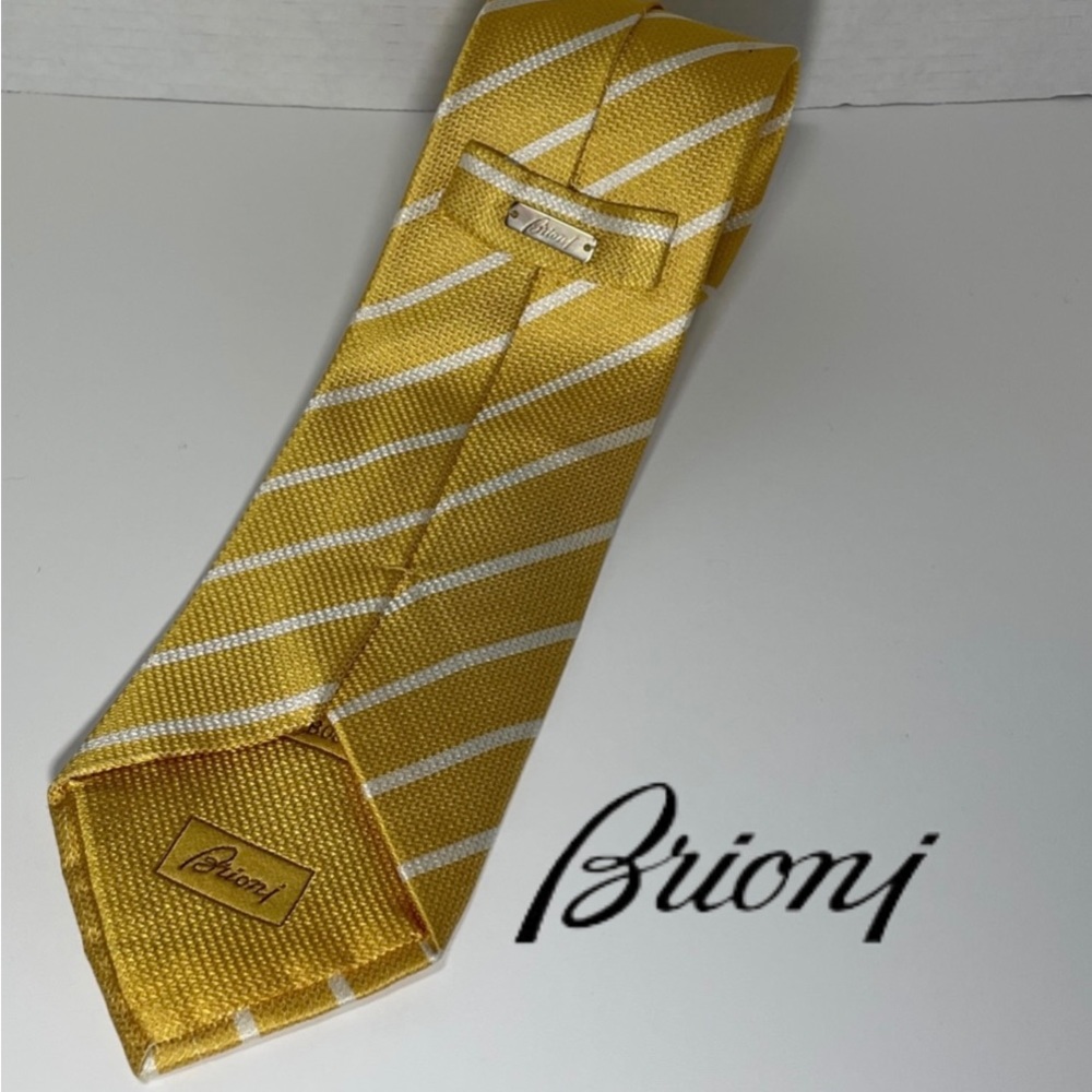 Authentic Gold Brioni Tie